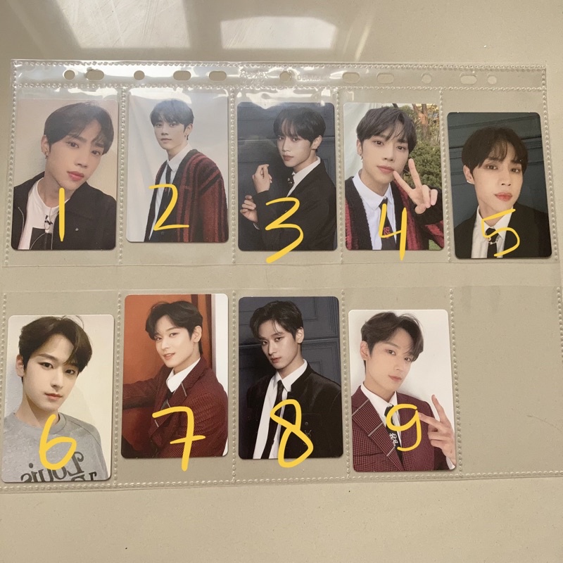 trading card the boyz sunwoo juyeon the film festival fancon