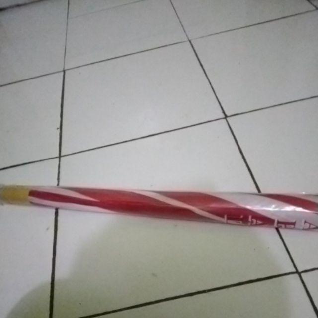 Payung Jumbo Golf Gagang Kayu Merah - Putih Cap Kapal