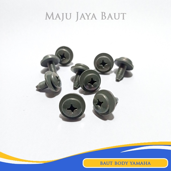 10 Pcs Baut Body Yamaha 6x18