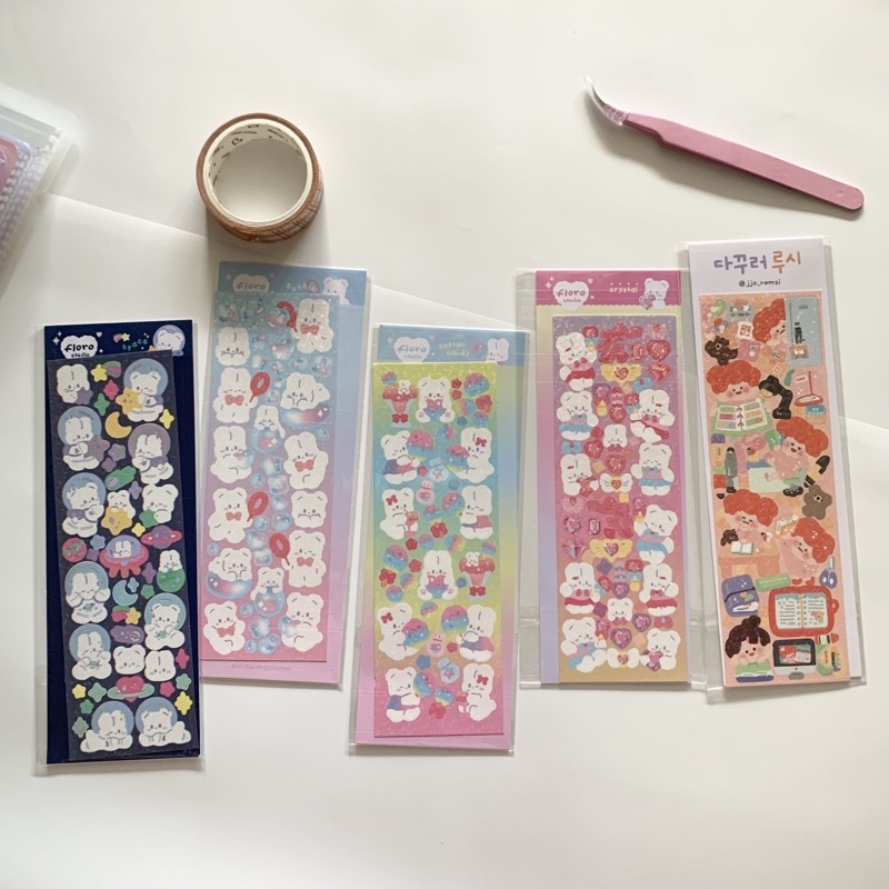 

sticker korea confetti deco photocard glitter readystock B204