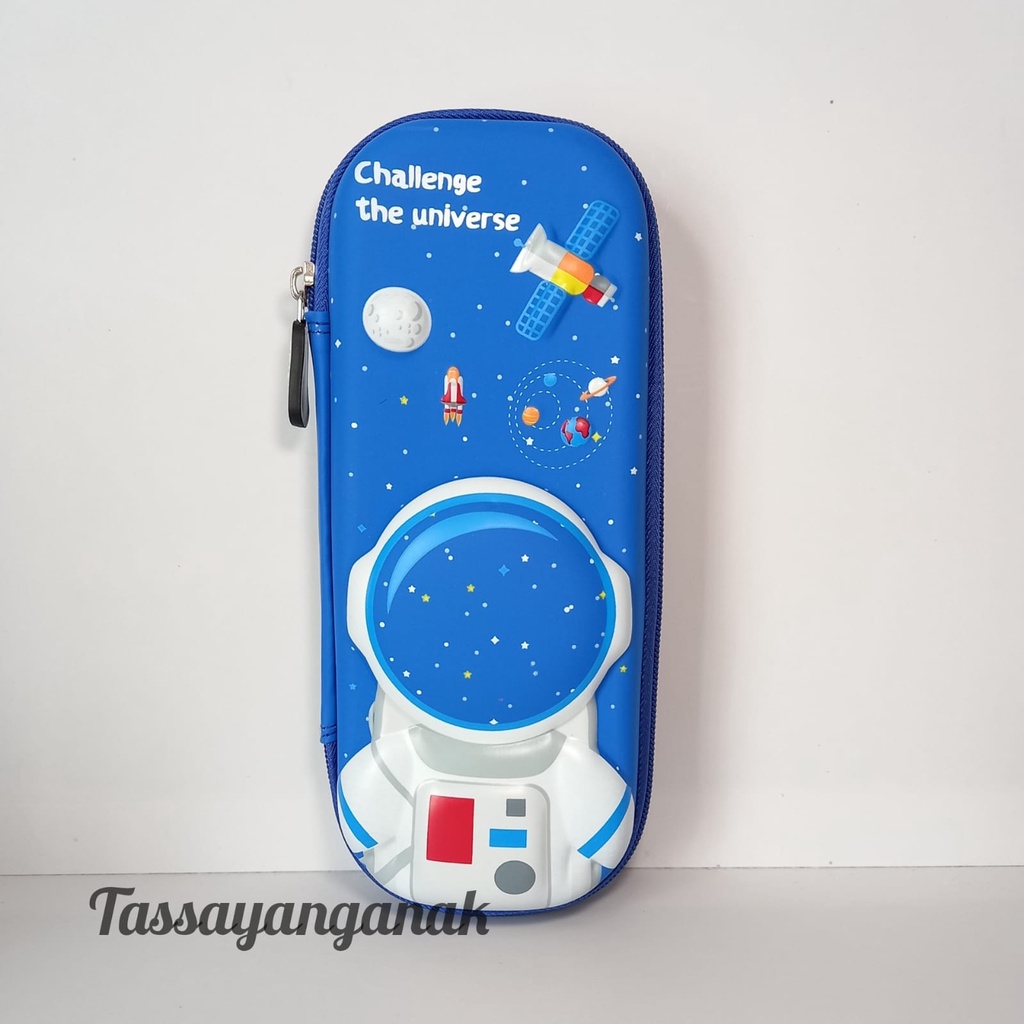 TERBARU Kotak pensil tempat pensil hardtop cowo Motif ASTRONOT 3D 6D kado ultah anak keren Size 22x5X10 CM