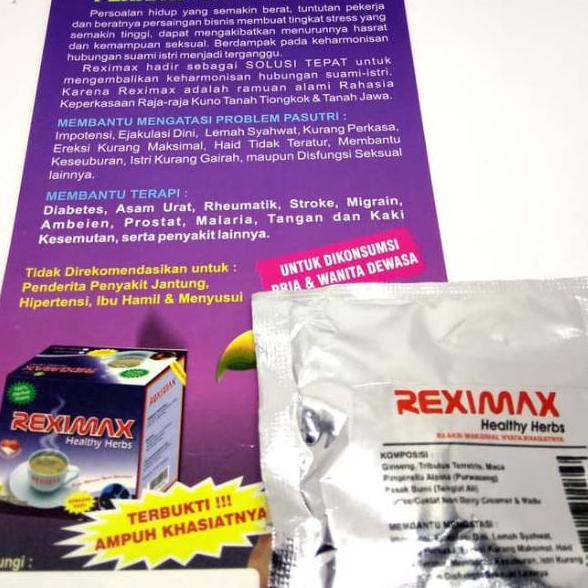 

Hati-hati Barang KW Kopi Reximax sachet silver eceran ￣□￣ 21