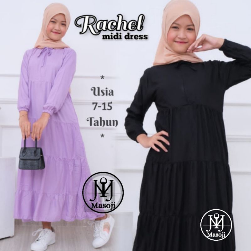 Aisy Gamis Kids ~ Gamis Anak Perempuan / Midi Dress Anak Perempuan Tanggung / Tunik Anak Perempuan