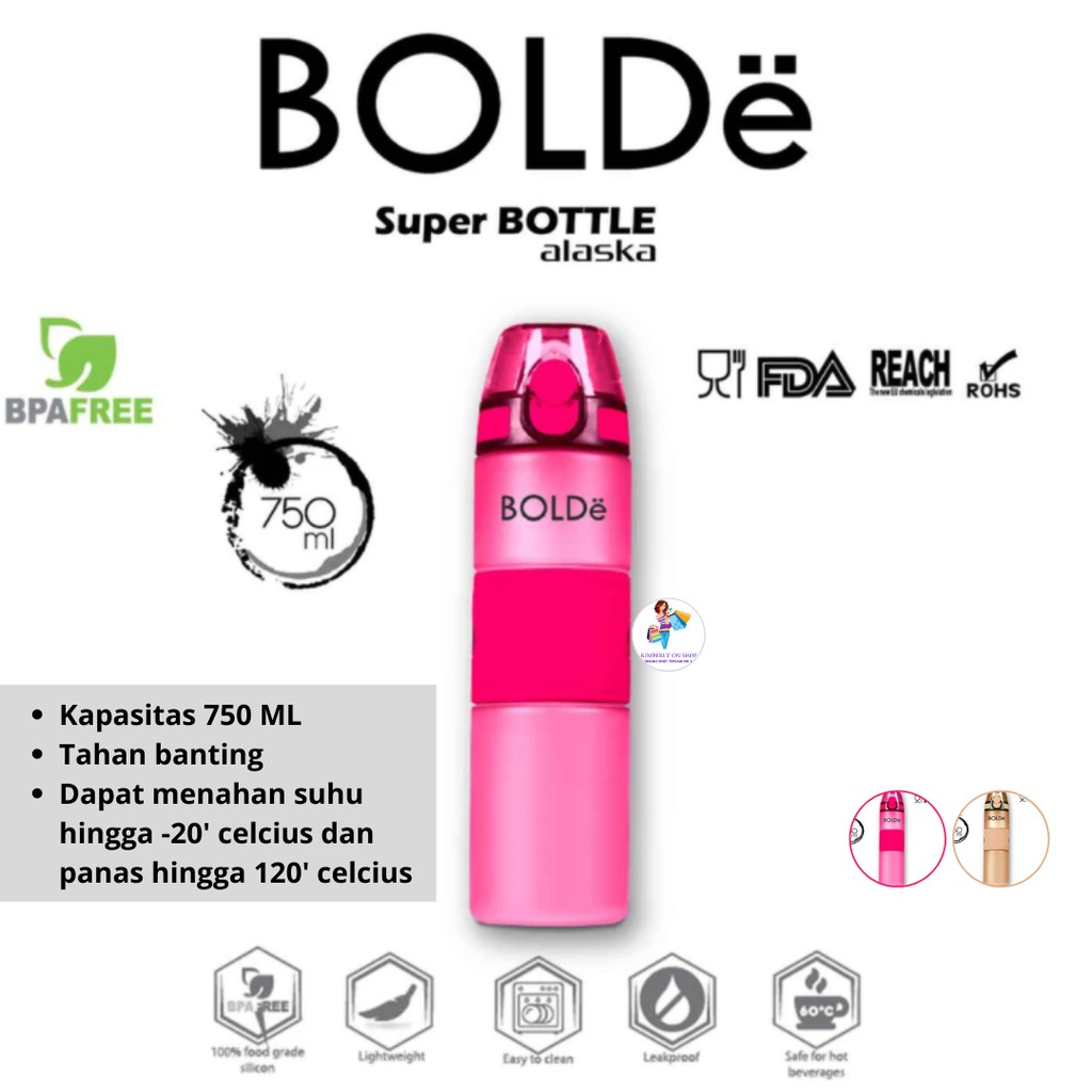 Bolde Botol Minum / Super Bottle Alaska 750ML