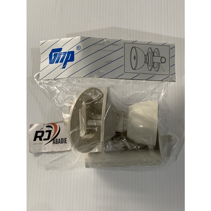 Handle Gagang Kunci Pintu Bulat PVC Plastik GMP [24pc/12set]