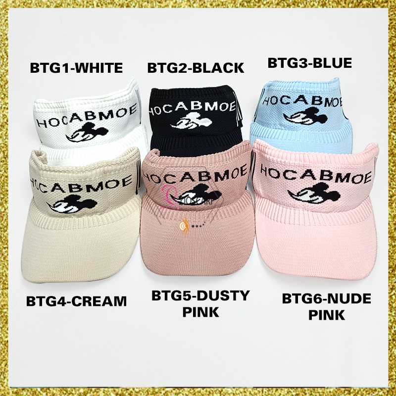 Topi Visor anak Sunshade Motif Kartun Topi Baseball Anak topi rajut anak mickey BTG