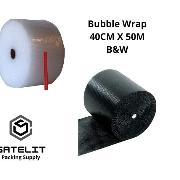 

❂ Bubble Wrap Roll 40cm X 50m - Hitam ➴