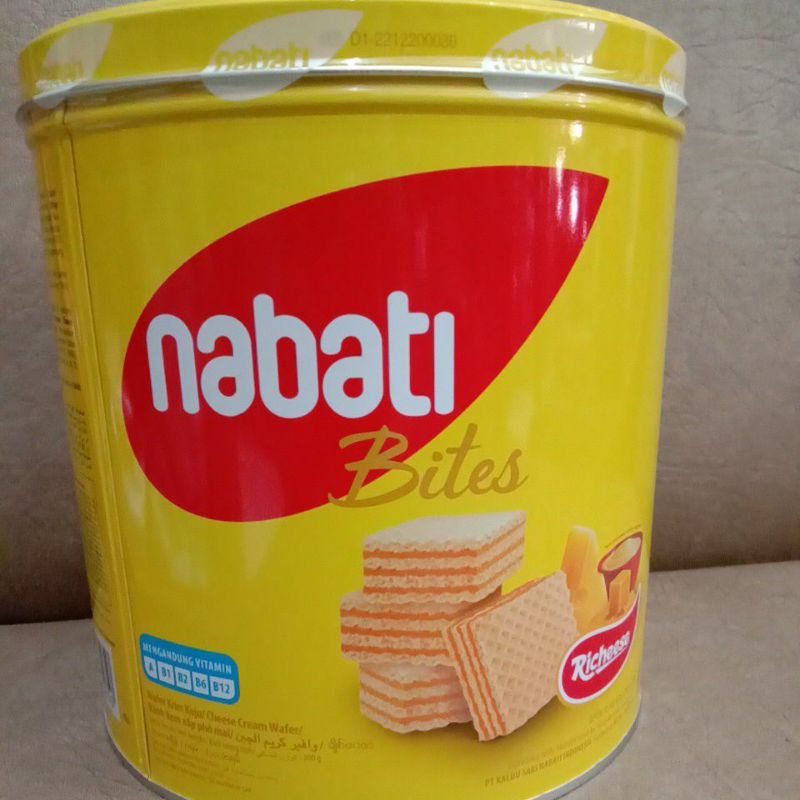 

Nabati kaleng keju / Nabati bites keju 300g