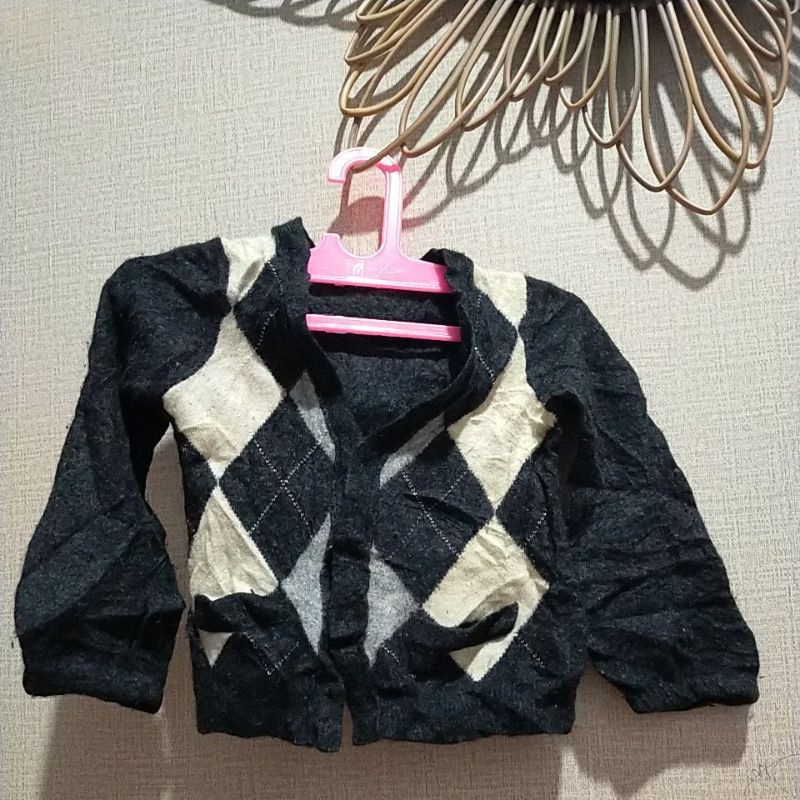 CARDI RAJUT ANAK SIZE 90 cewe cardi ketupat cowo kepang
