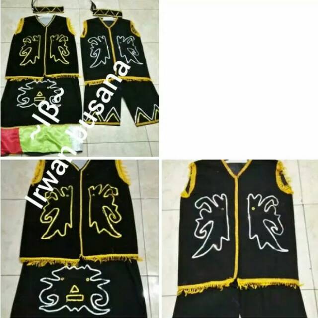 Baju adat kalimantan//dayak anak SMP