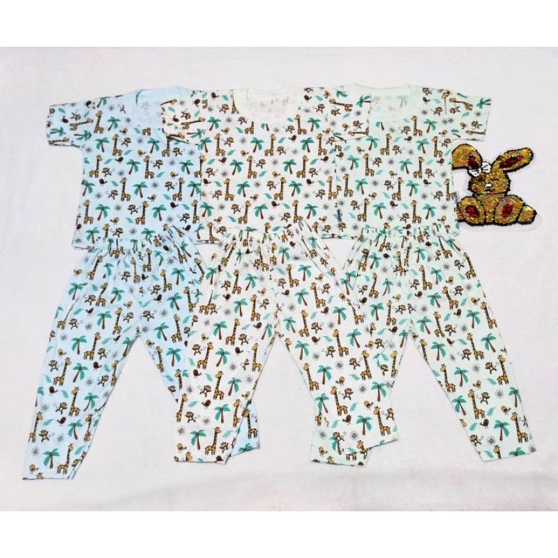 LIBBABY COD / SETELAN BAJU BAYI / PAKAIAN PIYAMA BAYI PEREMPUAN LAKILAKI USIA 6-24 BLN