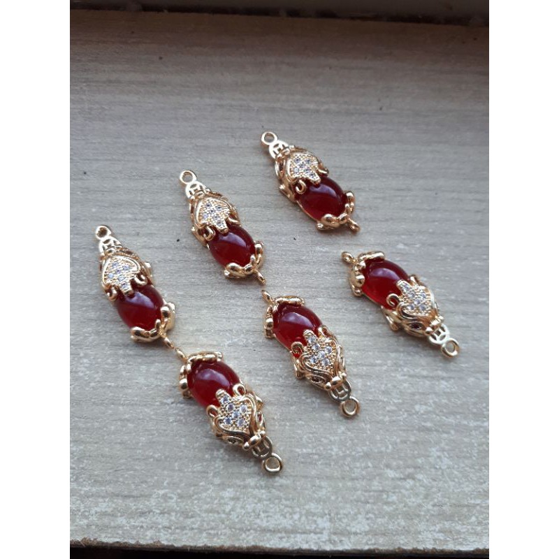 SPACER GOLD PIXIU GIOK MERAH