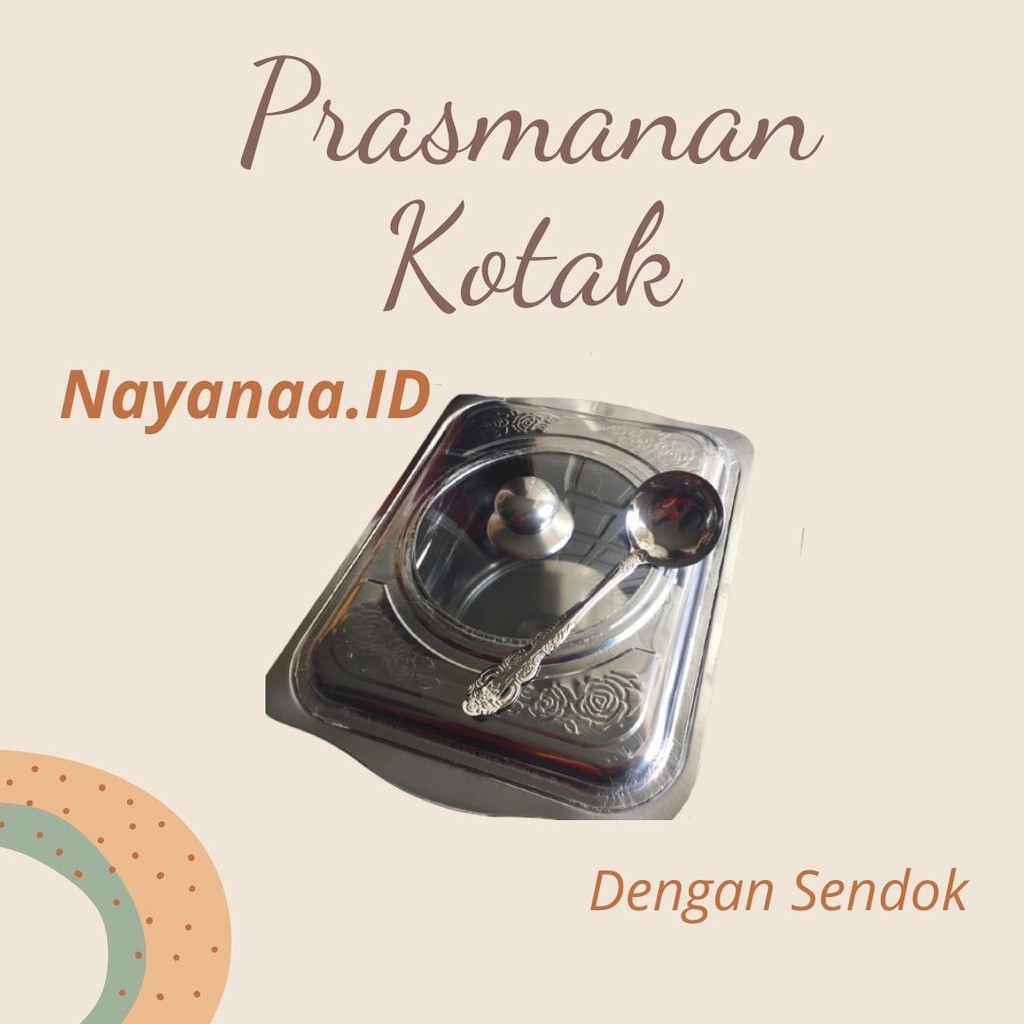 Tempat Makan Prasmanan Silver TTP Ukiran 555 - Prasmanan Satuan - Prasmanan Stainless Pan