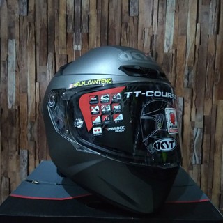  kyt  tt  course  anthracite doff Shopee Indonesia