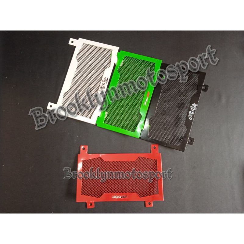 cover radiator Ninja 250 karbu, Ninja 250fi/tutup radiator jaring Ninja karbu, Ninja 250fi