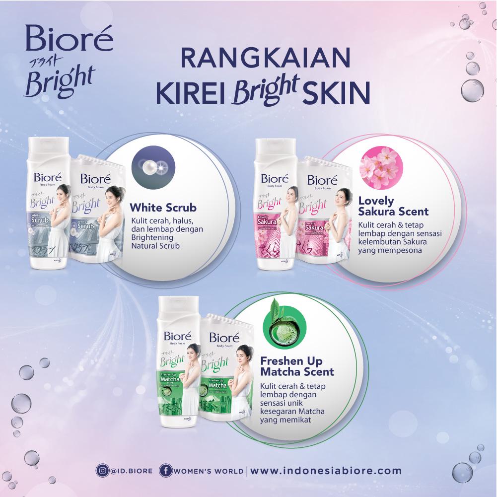 Biore Bright Body Foam Lovely Sakura 450ml