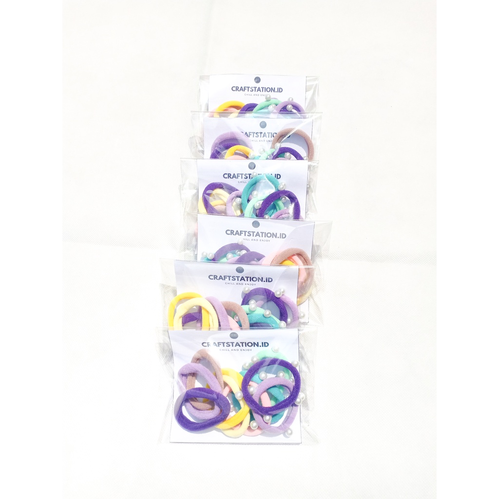 tali rambut/hair tie/ korean hair tie/tali rambut korea mix isi 10