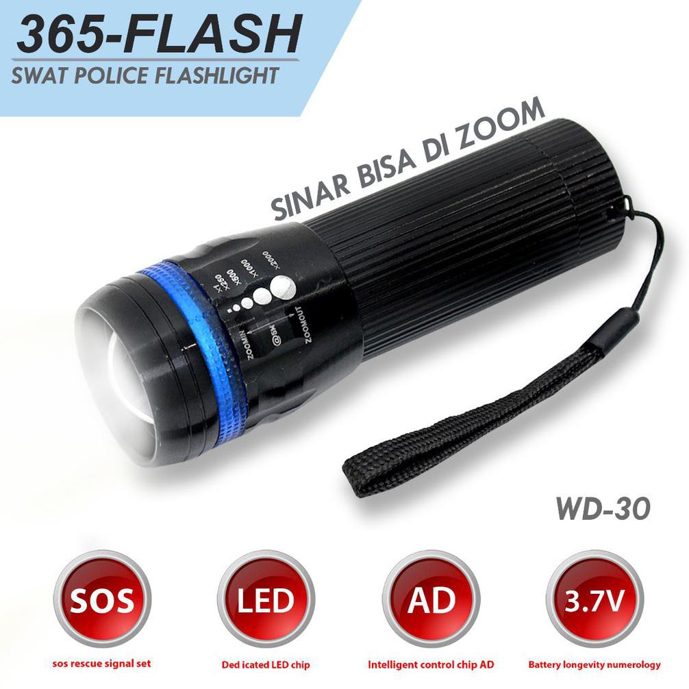 TELARIS SENTER MINI WD 30 SENTER KECIL SERBAGUNA MINI POLICE 365FLASH ORIGINAL
