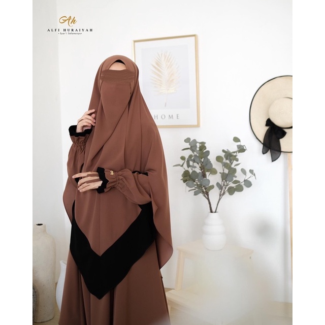 CATTLEYA ALFI HURAIYAH GAMIS SET KHIMAR