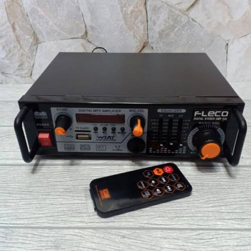 Power Amplifier Wireless Fleco D-05 / D-09 / D22 Ampli Bluetooth AC DC Radio