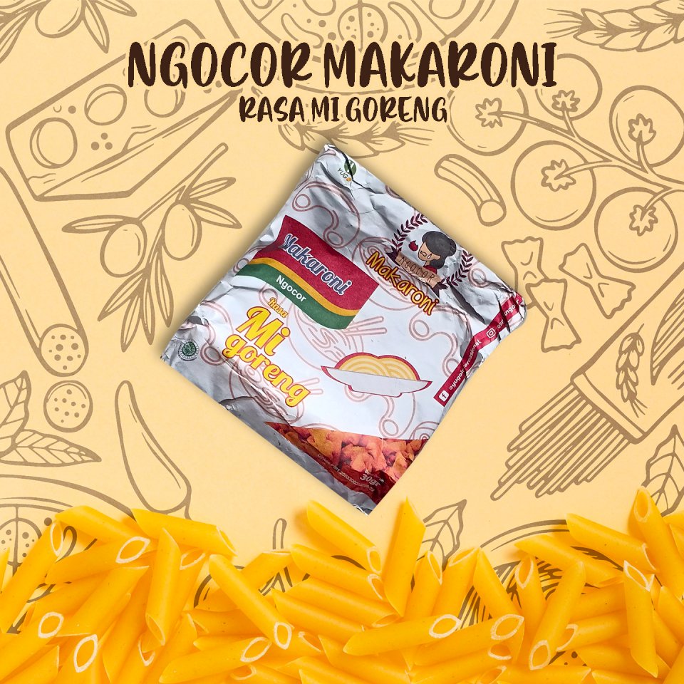 

Makaroni ngocor rasa mie goreng jajanan murah ready stock langsung agen bisa jual lagi