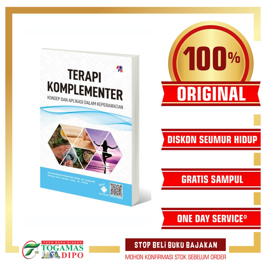 Jual BUKU TERAPI KOMPLEMENTER: KONSEP DAN APLIKASI DALAM KEPERAWATAN ...