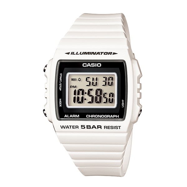 Casio Original Wanita W-215H-7AVDF Rubber Strap