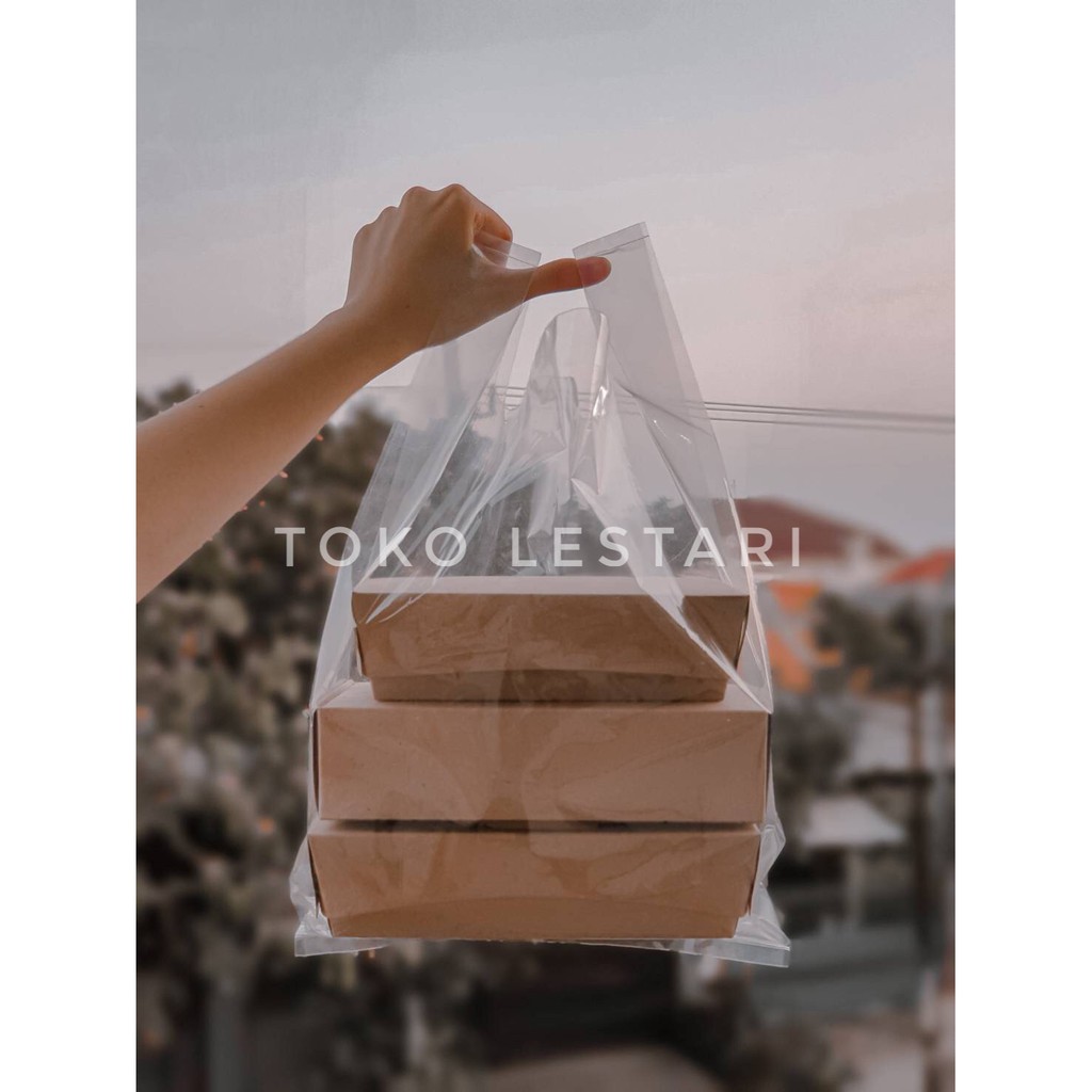 Tas Kantung Kresek Plastik Bening PP Transparan untuk Tas Kantung Kresek Plastik Bening PP Transparan untuk