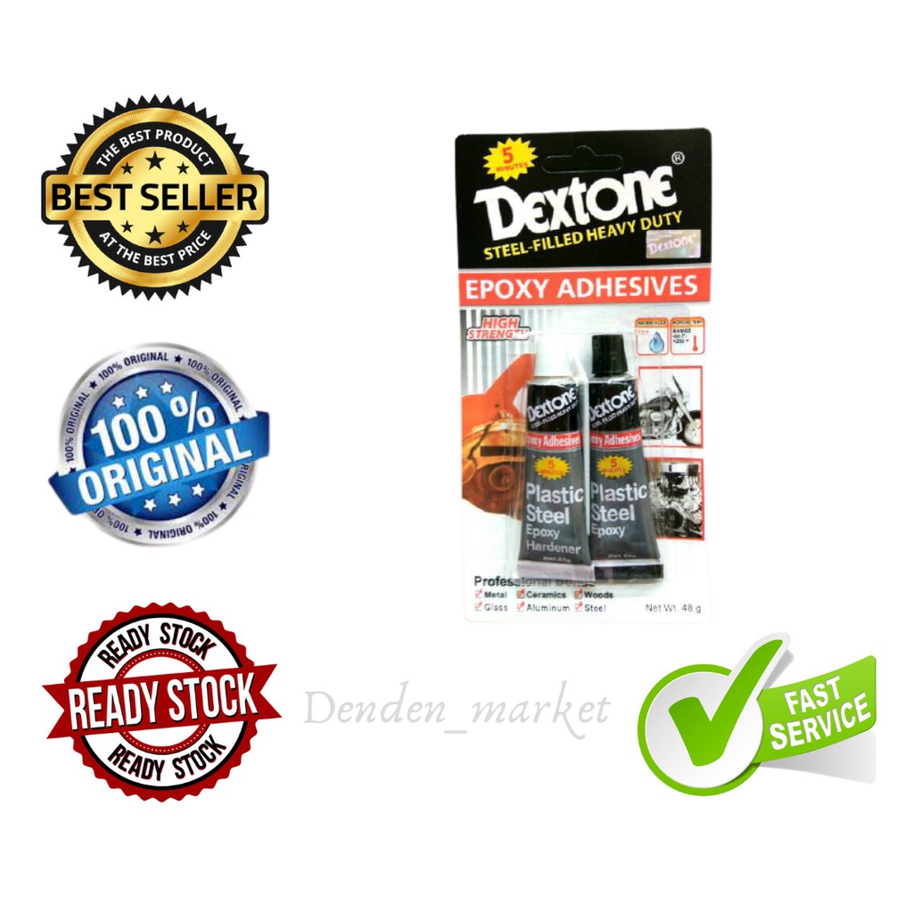 

Lem Dextone/ Lem 5 Menit / LEM DEXTONE EPOXY ADHESIVES 48 GR GRAM