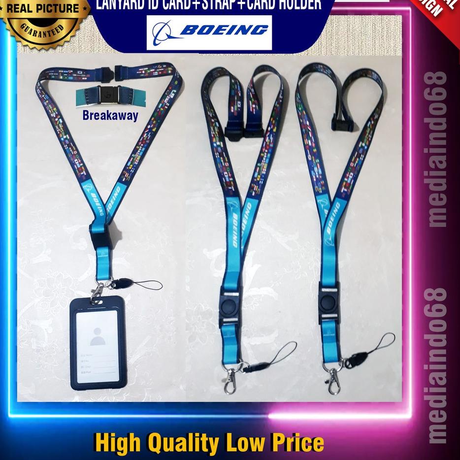 

Terbaik Boeing Lanyard Breakaway, Strap ID, HP/Flashdisk Printing Digital Paket Lengkap Exclusive