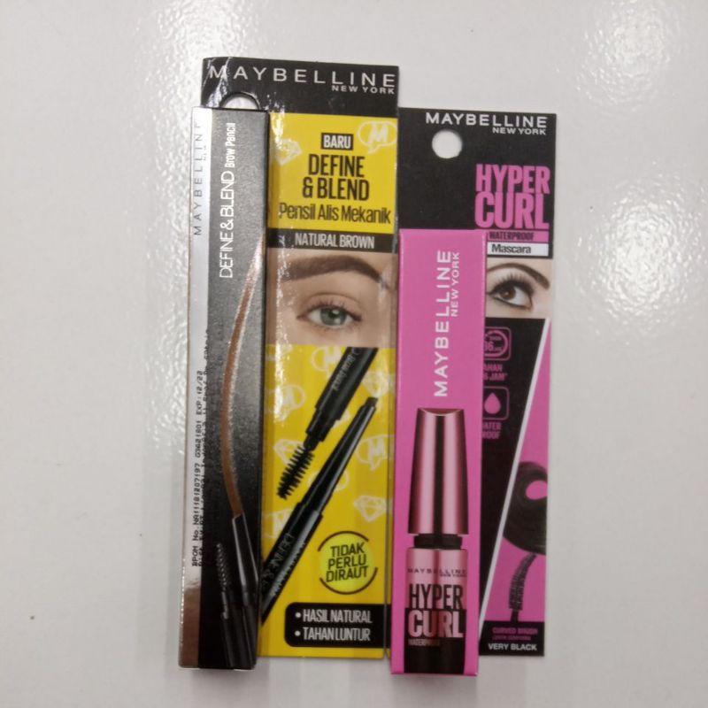 MAYBELLINE MASKARA DAN PENSIL ALIS