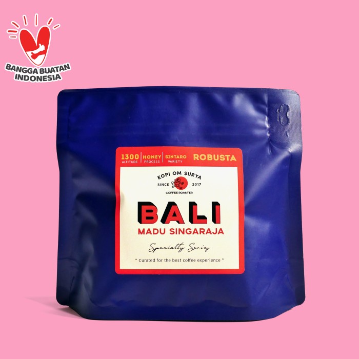 

(BISA COD) Kopi BALI Fine Robusta / Coldbrew / HONEY Process / Specialty Coffee - Giling Kasar