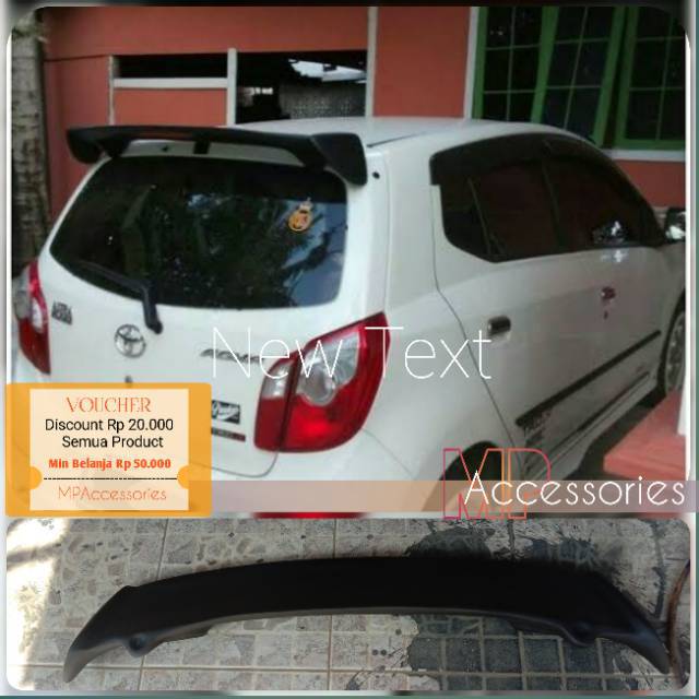 Spoiler Racing Model Mugen Untuk Agya dan Ayla