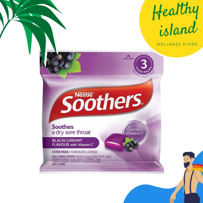 Permen Pelega Tenggorokan Hidung Mampat Vitamin C Nestle Soothers