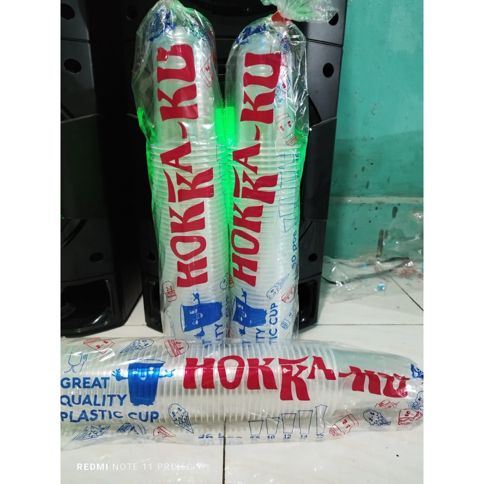 Cup Oval Polos 16 oz Merk Hokaku