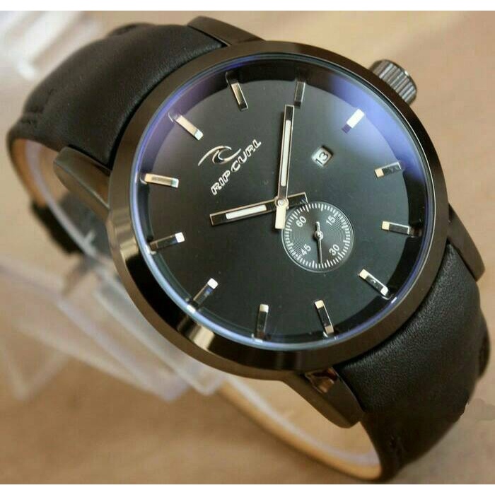 Jam Tangan Pria Keren Terbaru Murah Watch Fashion COD V8Q7 Jam Tangan Pria Ripcurl Detroit Kulit Jam