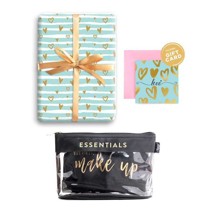 

Paket Hadiah Valentine Clear Pouch & Gift Set Harvest - Sweet Heart 4