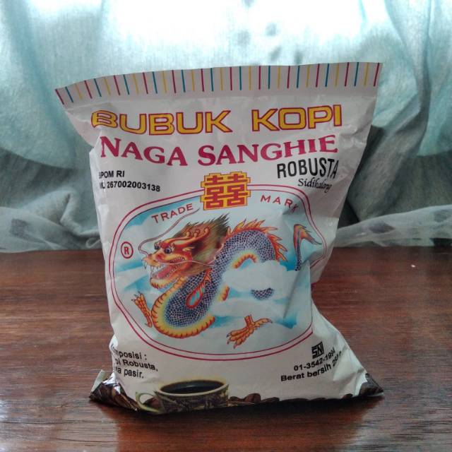 

Kopi bubuk Robusta asli Medan Naga Sanghie | 250g