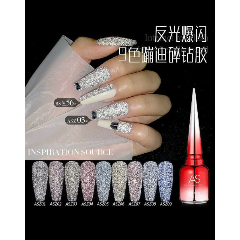 A S NAIL GEL POLISH CODE ASZ SIZE 15ML KUTEK GEL SET ANOTHER SEXY