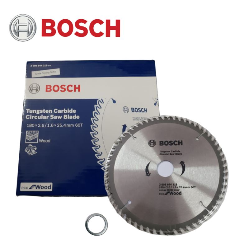Bosch 7&quot; x 60T Mata Potong Kayu /  Circular Saw Blade / Pisau Gergaji Kayu