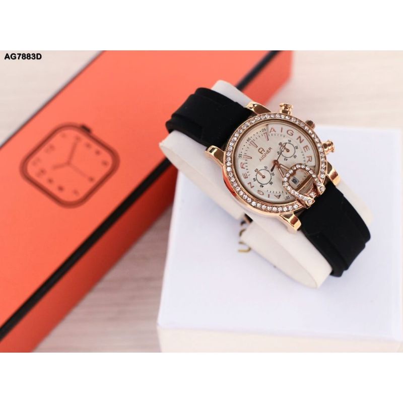 tervirall !!! Jam Tangan Aigner Analog Fashion Santai Jam Tangan Wanita Favorit Kesukaan Best Seller Wanita