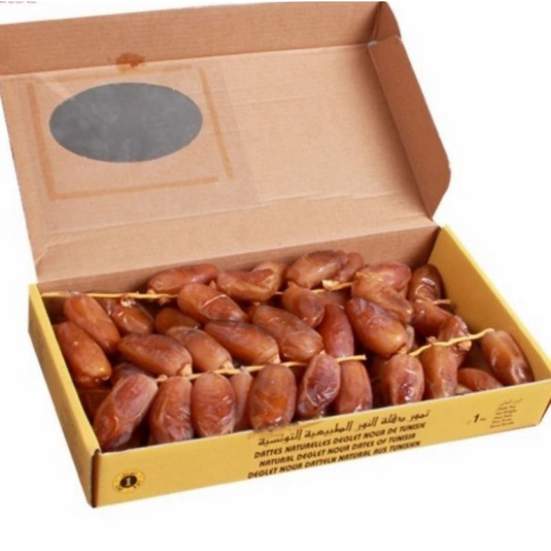 

Kurma tunisia tangkai perkotak 500gr