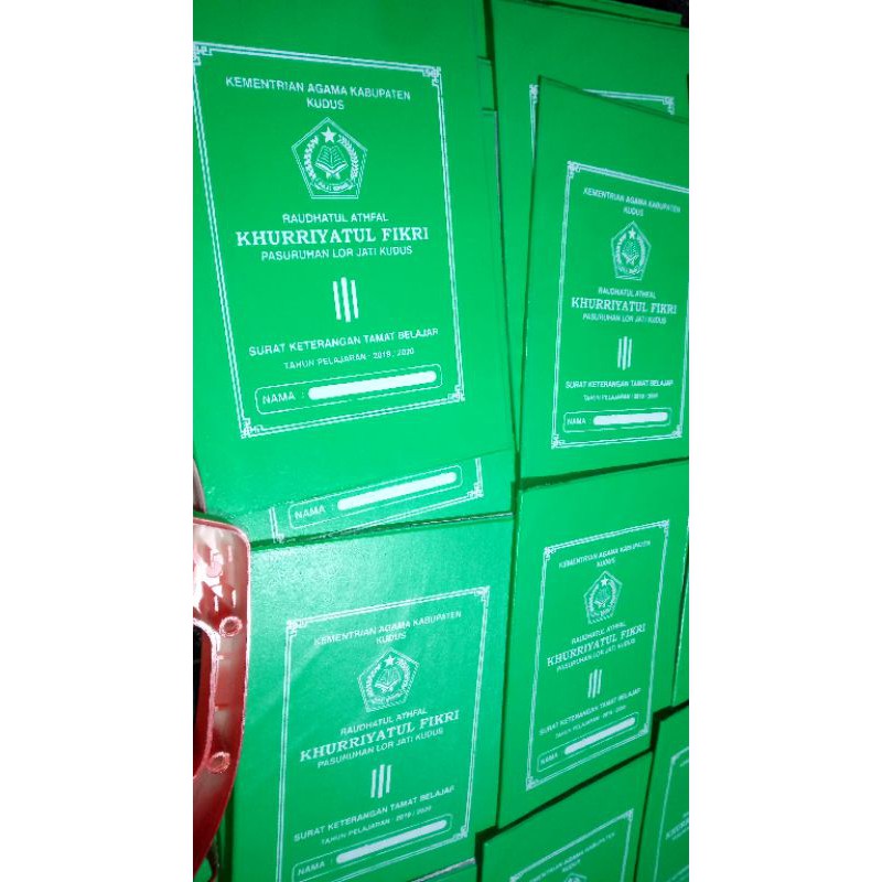 map/ijazah harga plus sablon