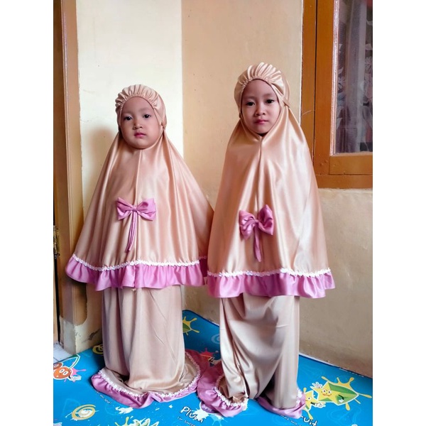 (COD) MUKENA ANAK /MUKENA PITA (PILIH WARNA)