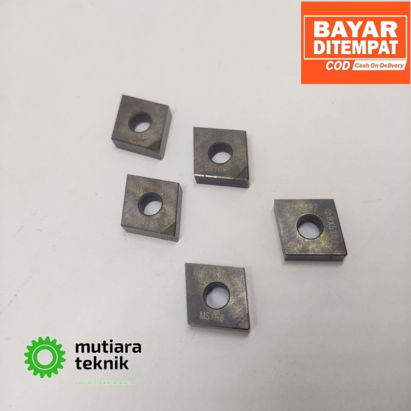 Insert Bubut CBN CNMG12 Mata Pisau Bubut CNMG 12 Untuk Material Keras Baja Insert Bubut CBN