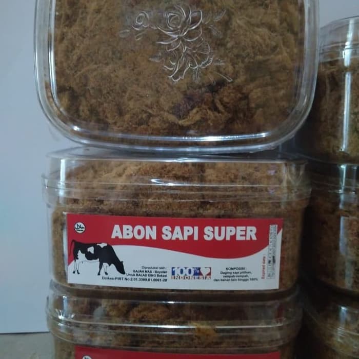 Abon Sapi Asli Daging Sapi 100% - Abon Sapi Super Original 250gram