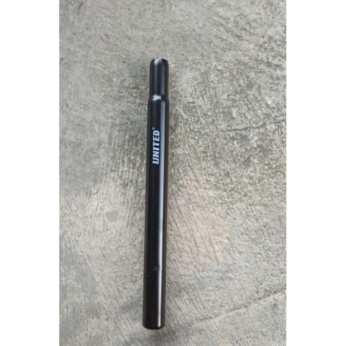 Seatpost Sepeda United Ukuran 25.4 mm Panjang 40cm Hitam