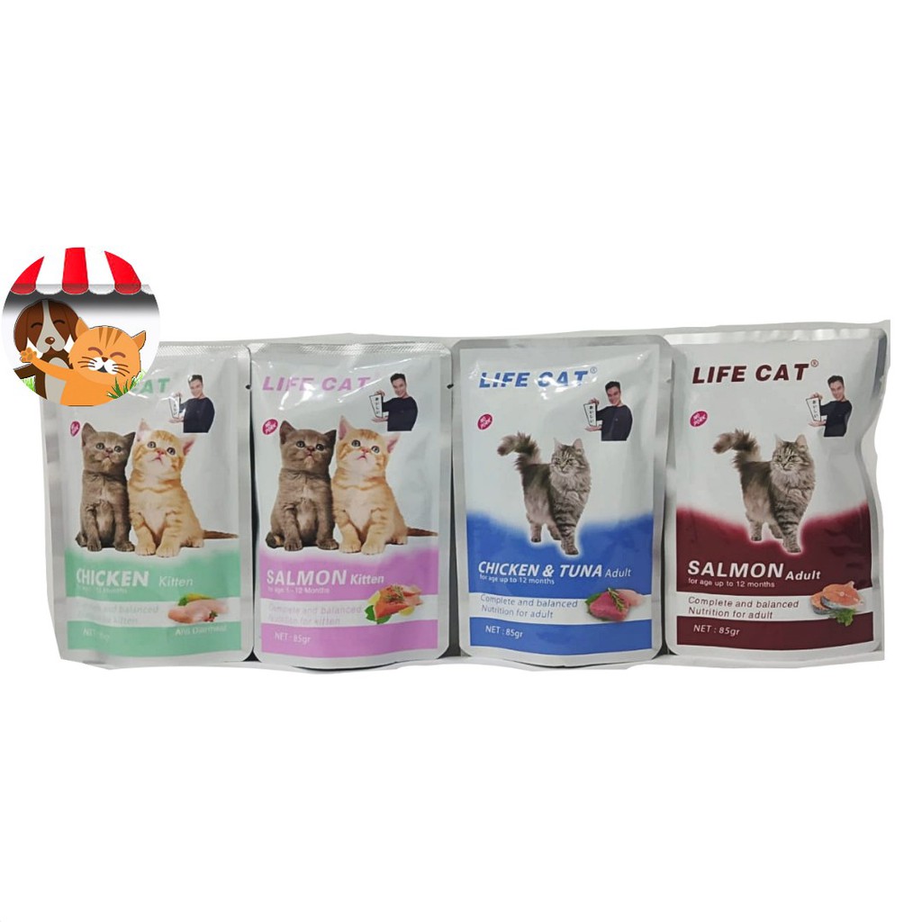 Makanan Kucing Life Cat Pouch 85gr - Life Cat Wet Food