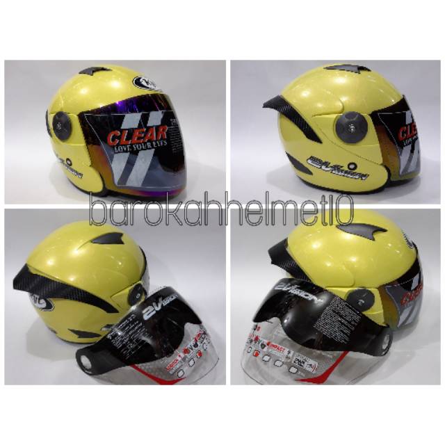 Kyt 2 Vision Kuning Lemon Full Set Shopee Indonesia