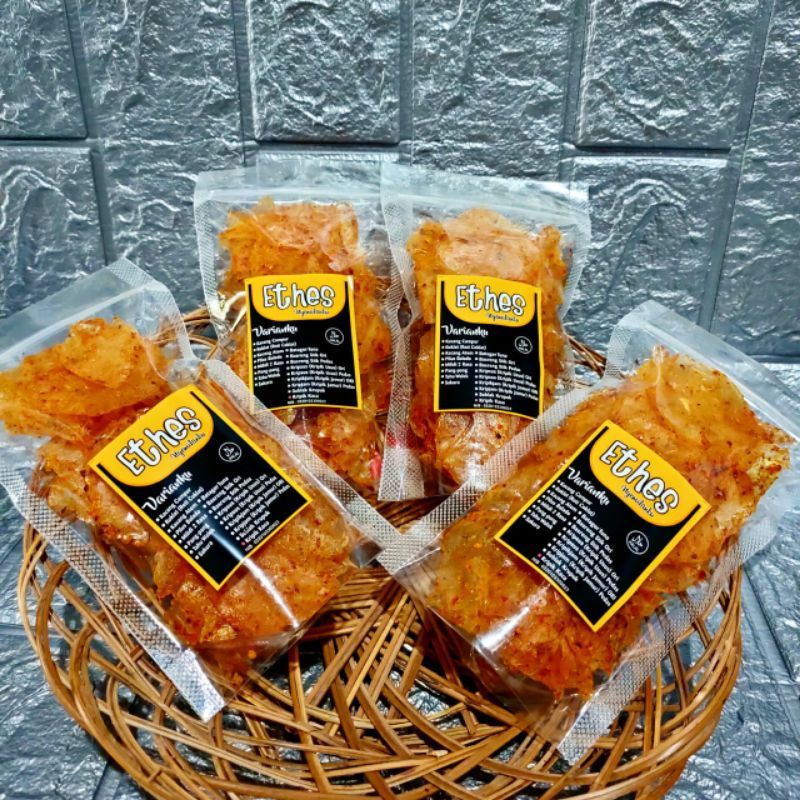 

Cemilan kripik kaca (35gr)